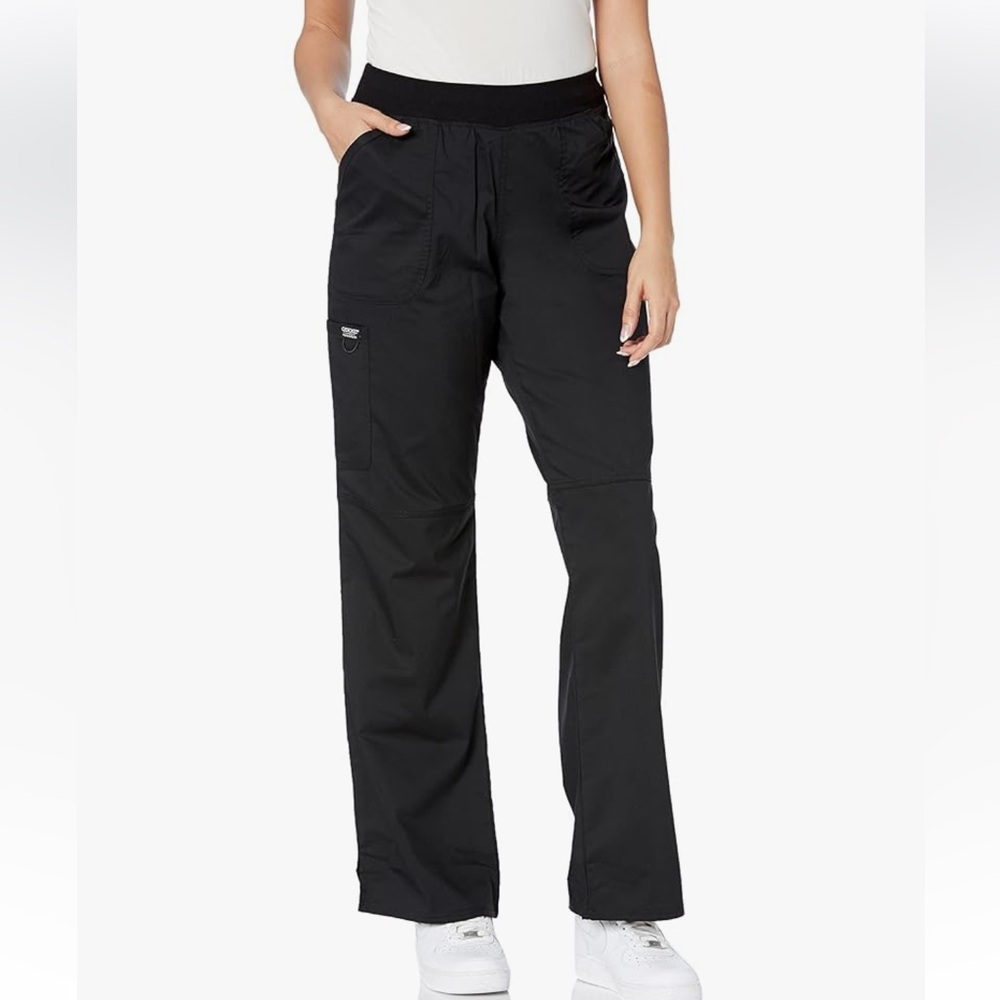 Cherokee workwear revolution mid rise straight leg scrub pants